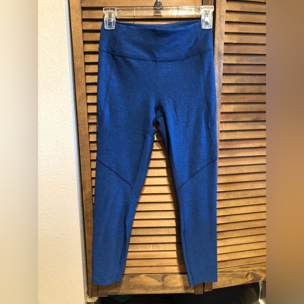 Outdoor Voices Midrise Cropped Blue Leggings